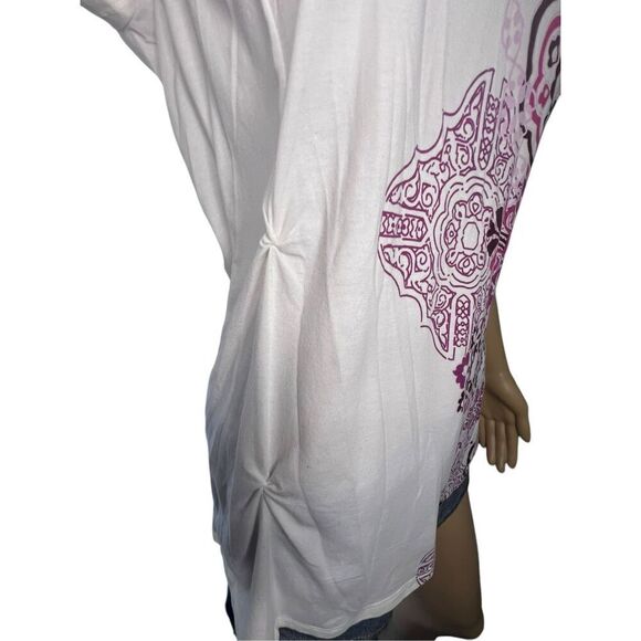 Athleta Boho Short Sleeve Athletic T-Shirt With Cinched Side - Picture 3 of 6